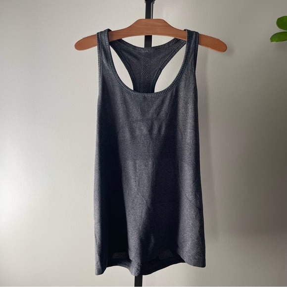 Lululemon Swiftly Tech Racerback Tank Top Grey Size 12 - Picture 2 of 8